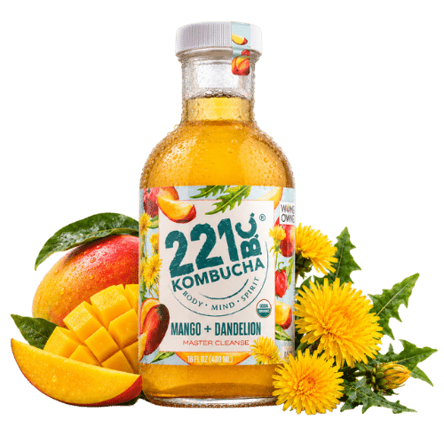 Mango Dandelion Kombucha