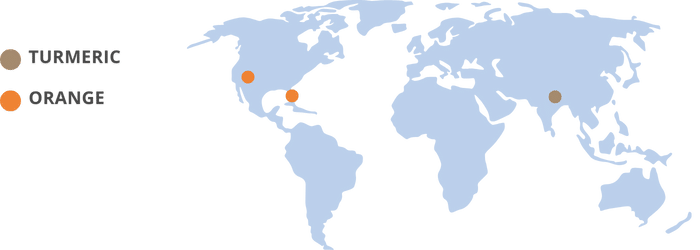 orange turmeric map