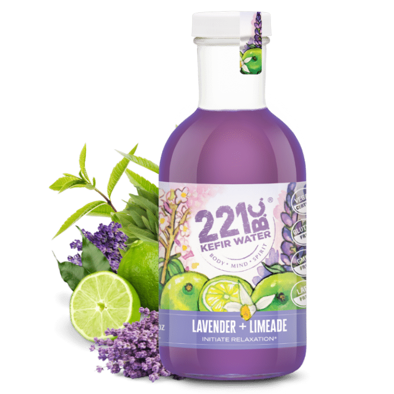 Lavender + Limeade Kefir Water - Kombucha 221 BC