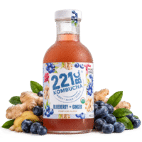 Blueberry Ginger Kombucha