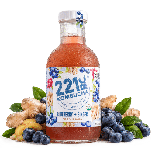 Blueberry Ginger Kombucha