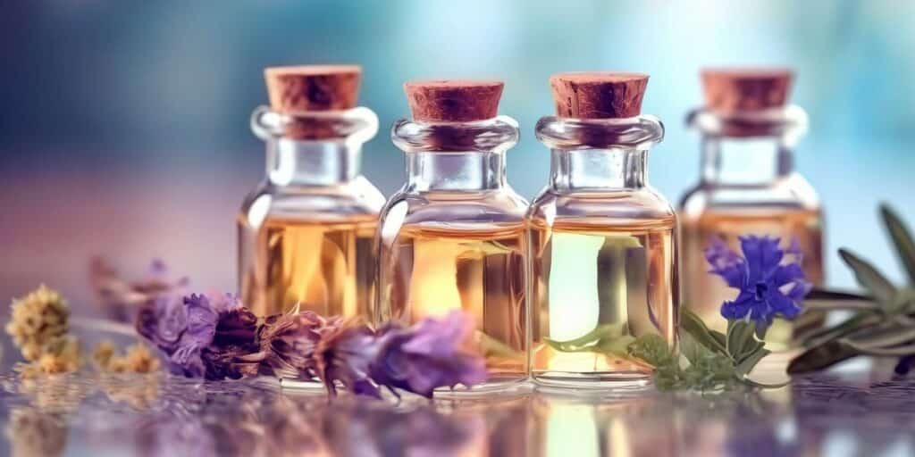 lavender oil from lavender herb