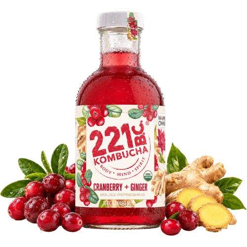 Cranberry Ginger Kombucha