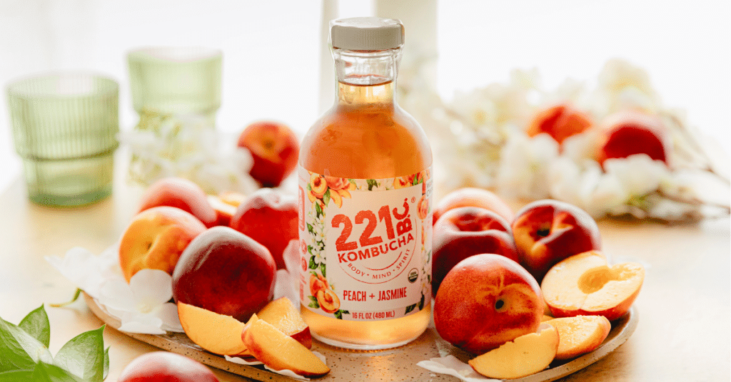 Peach Jasmine Kombucha